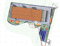 Вид здания. Сухой склад (+18) Склад Нижегородская обл, Арзамасский р-н, село Протопоповка , 45 000 м2 фото 3